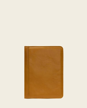Folio Saffron - Slim Zip Leather Compendium