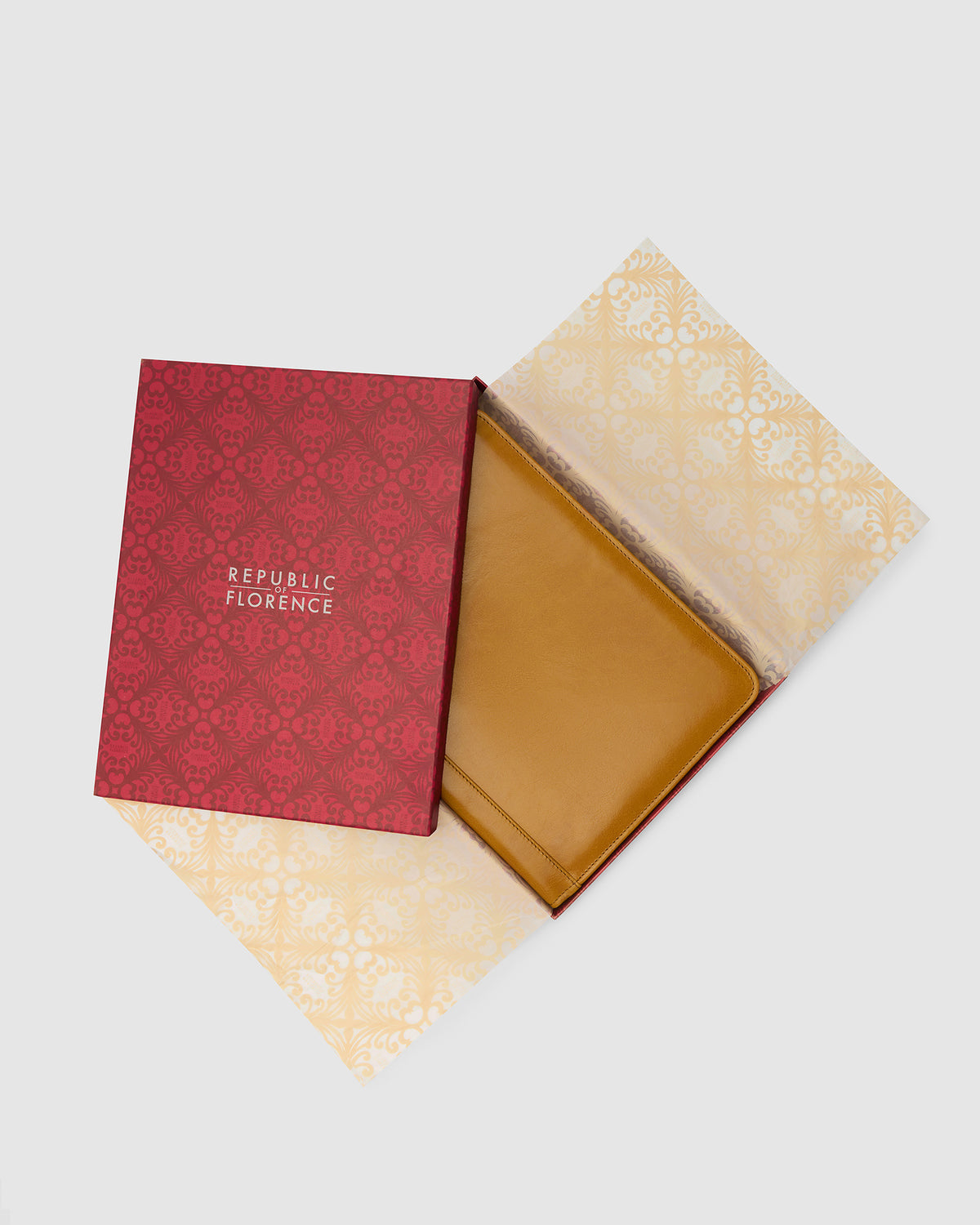 Folio Saffron - Slim Zip Leather Compendium