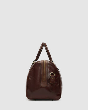 Beltrami Brown - Leather Duffle Bag