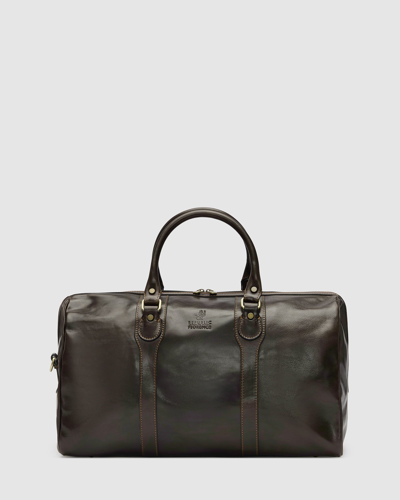 Beltrami Chocolate - Leather Duffle Bag