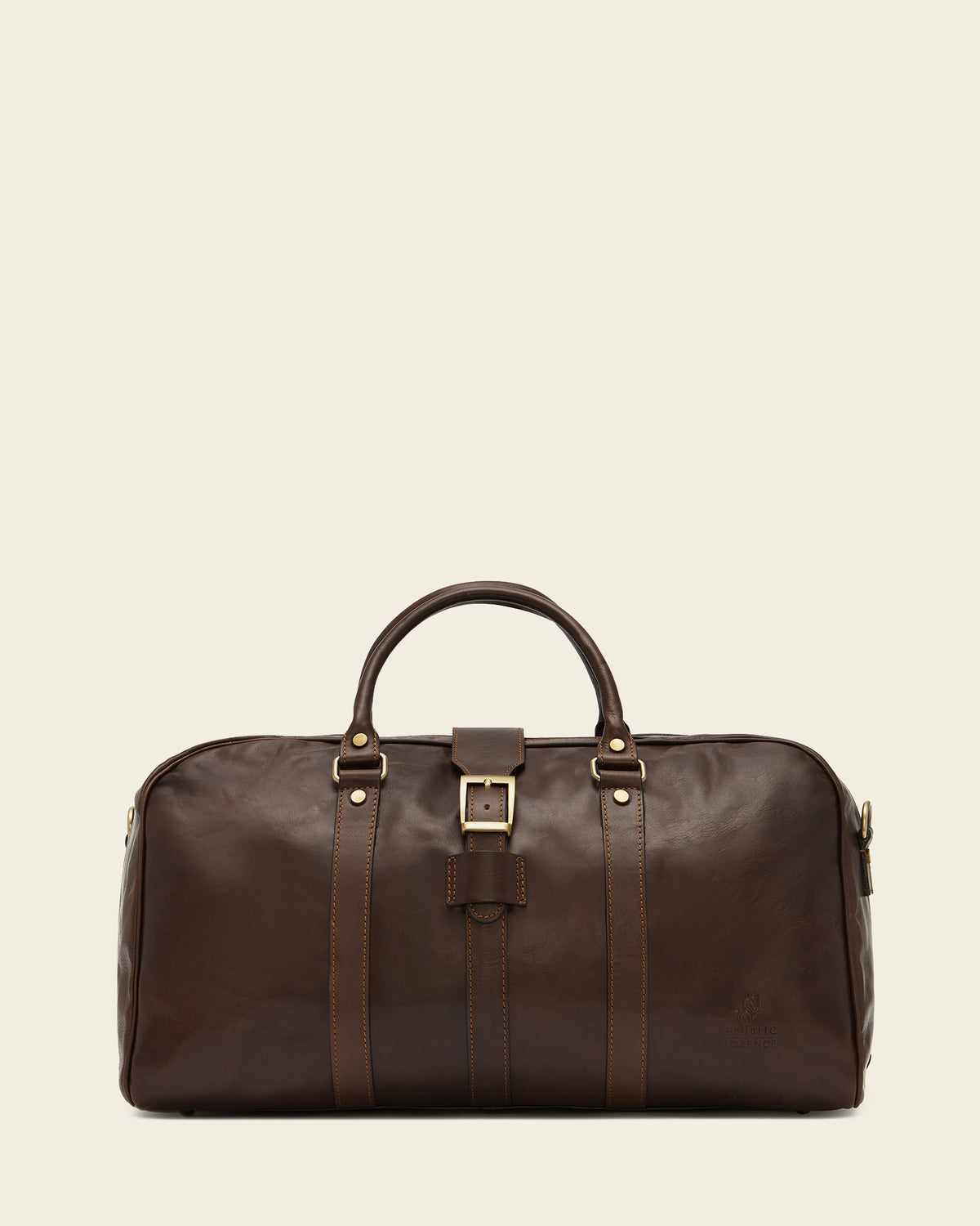 Amerigo Espresso - Leather Weekender Bag