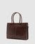 Florence Brown - Leather Woman Briefcase