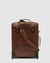 Kino Brown - Wheeled Leather Trolley Case