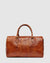 Albertis Tan - Leather Duffle Bag