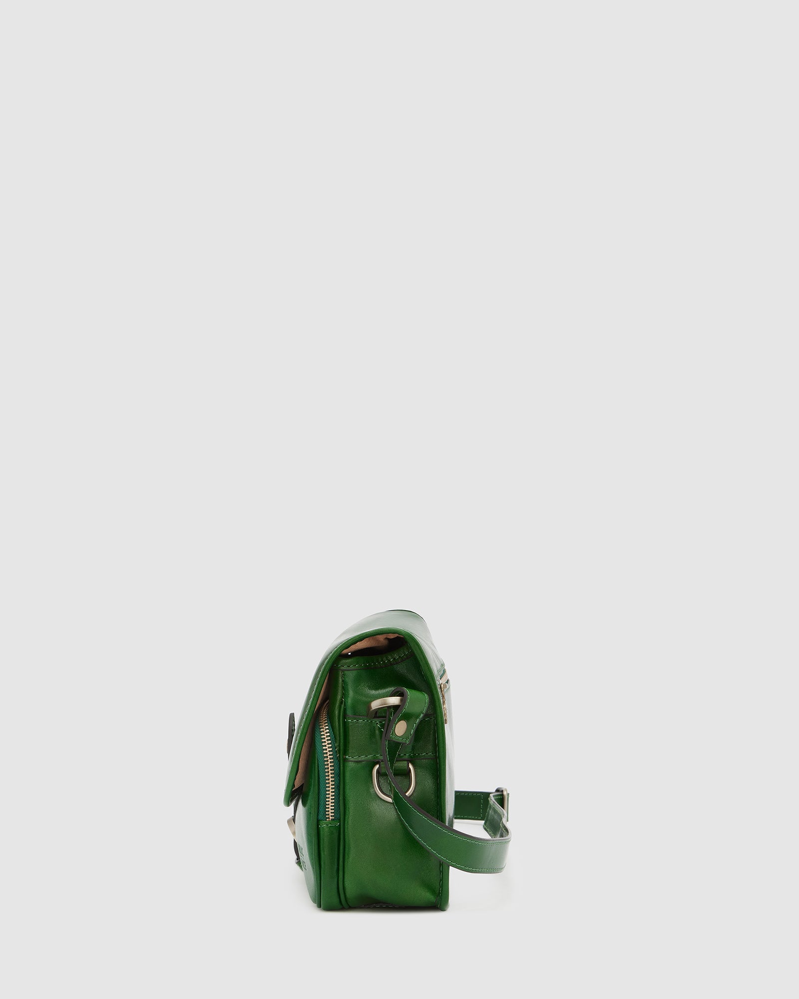Annabel Green - Leather Crossbody Bag