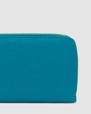 Mimi Turquoise - Women Leather Wallet