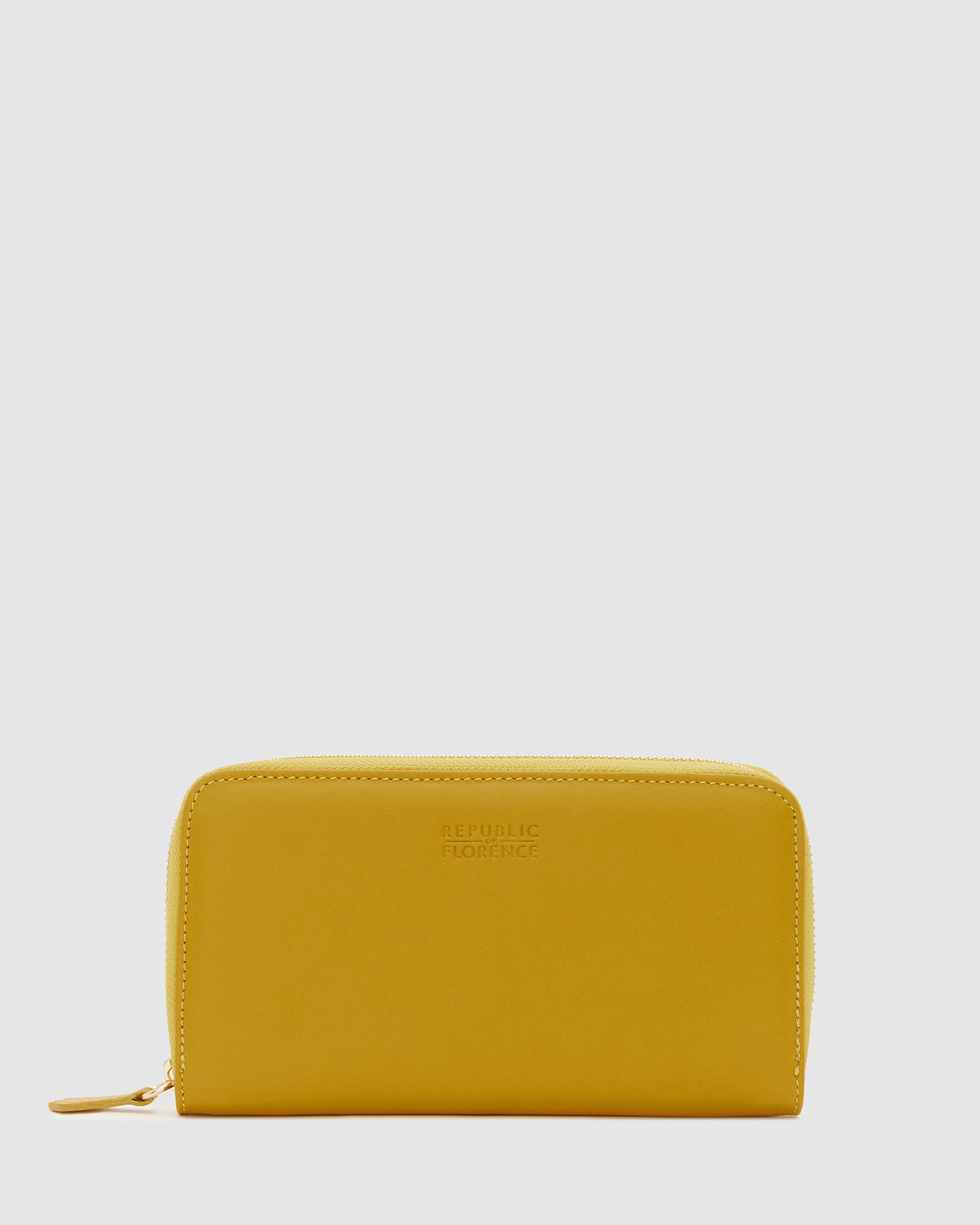 Yellow Leather Snap Card Case Wallet – Kerry Noël