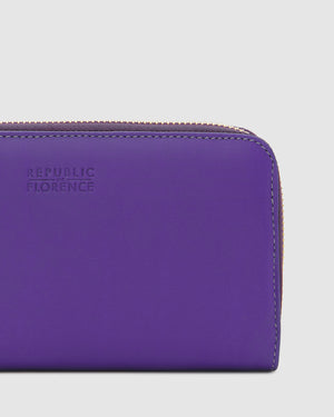Mimi Purple - Women Leather Wallet