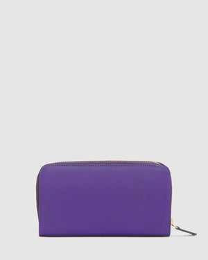 Mimi Purple - Women Leather Wallet