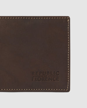 Rossini Brown - Small Bifold Leather Wallet