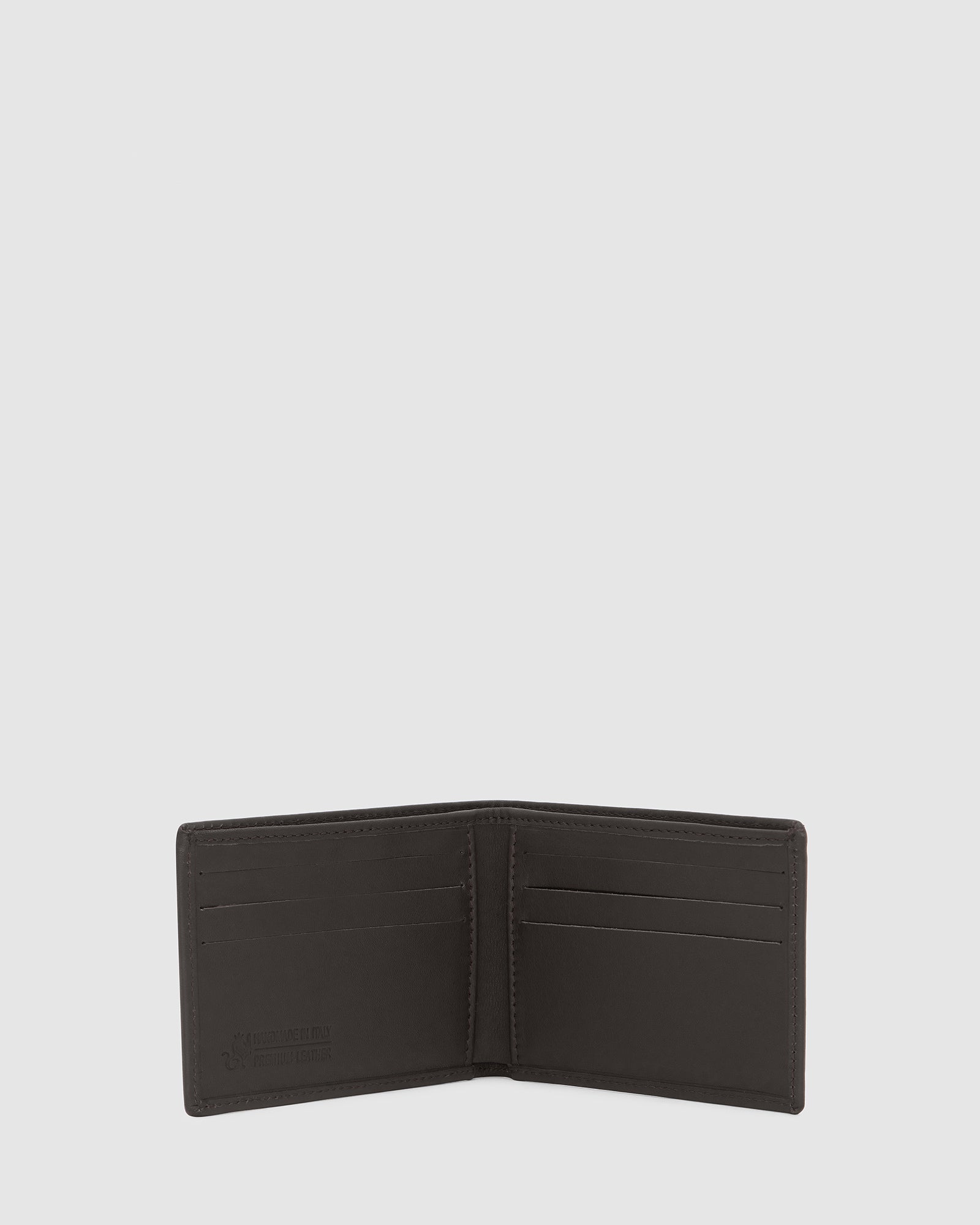 Vivaldi Chocolate - Small Bifold Nappa Leather Wallet