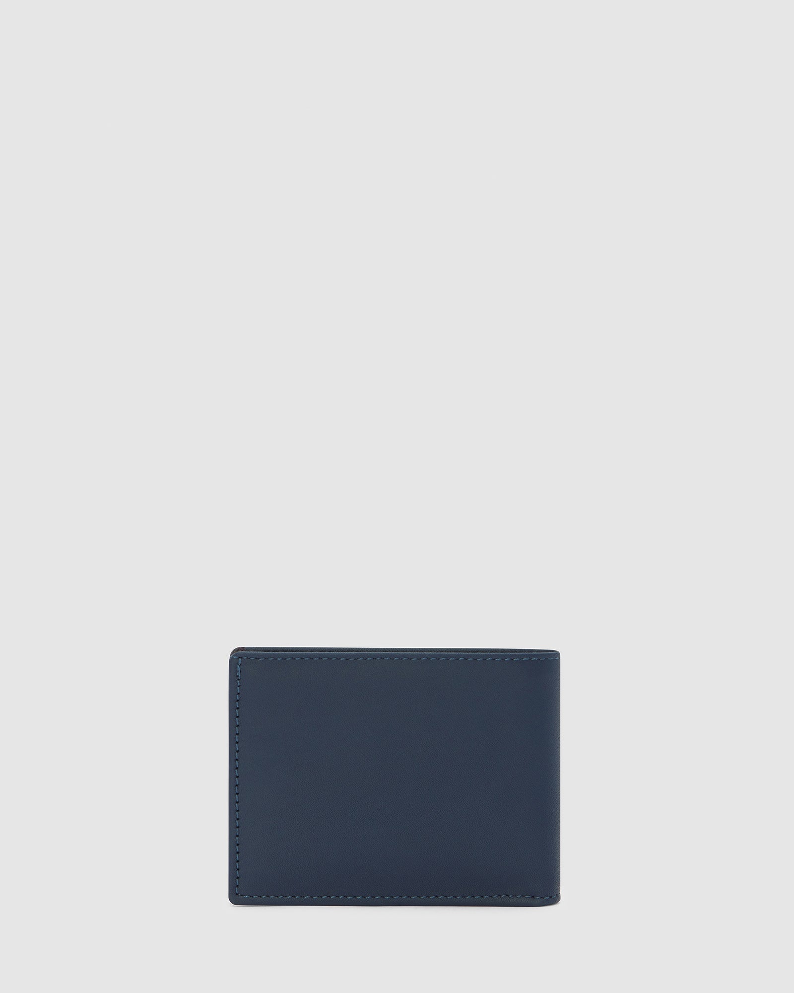 Vivaldi Blue  - Small Bifold Nappa Leather Wallet