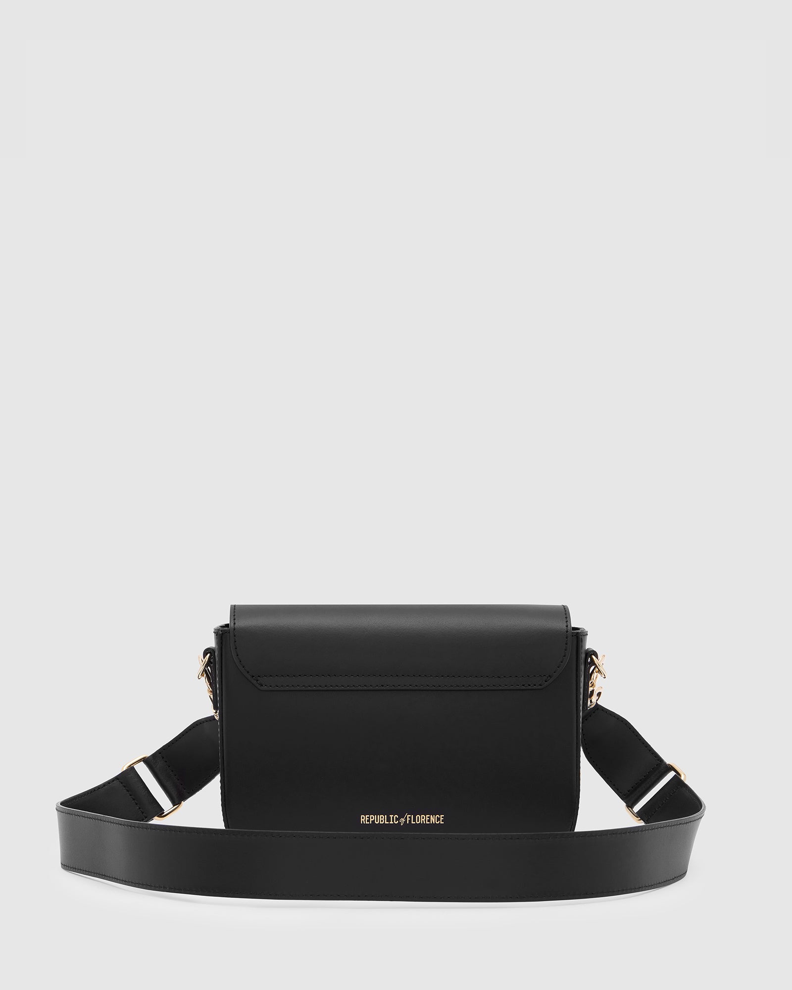 Camilla Black - Leather Crossbody Bag