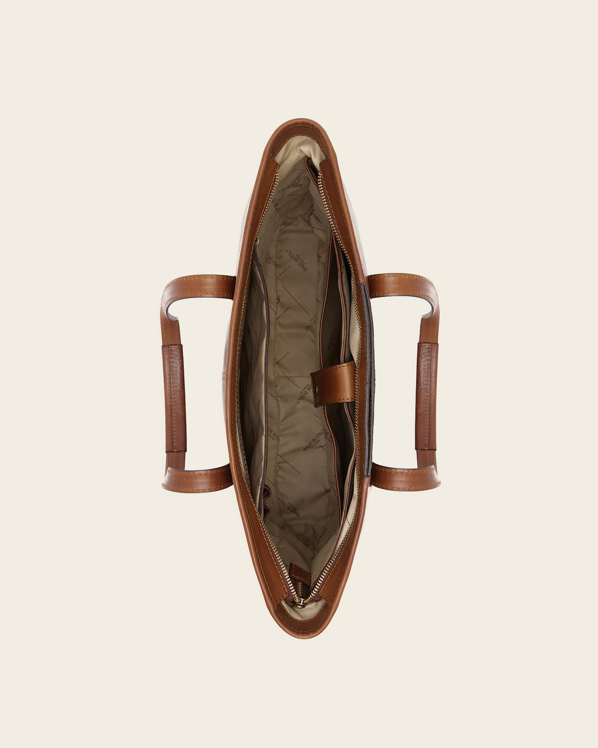 Beatrice Earth - Leather Work Tote