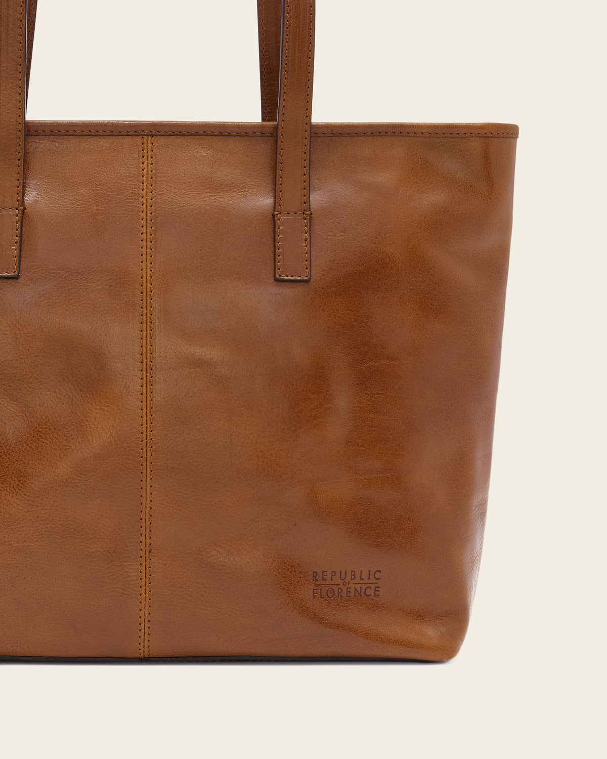 Beatrice Honey - Leather Work Tote