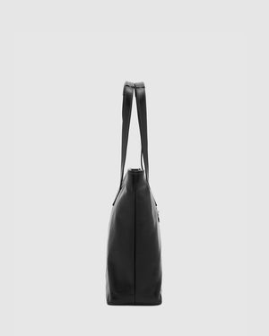 Beatrice Black - Leather Tote / Work Bag