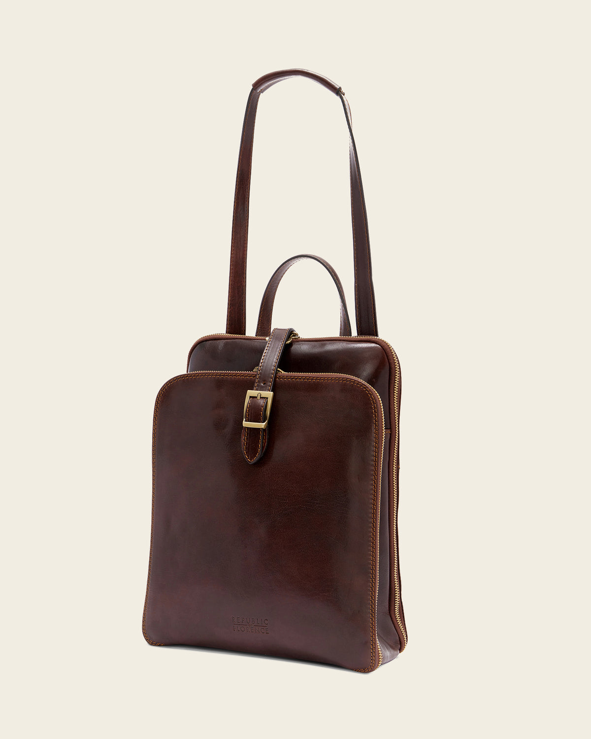 Emma Terra - 3-in-1 Convertible Leather Backpack