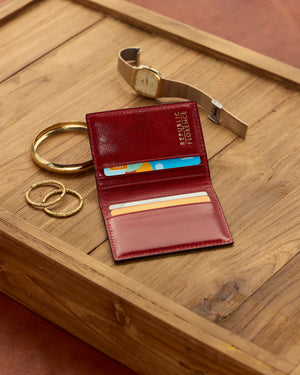 Vertical Forest - Leather Card Holder