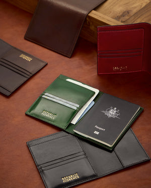 Passport Forest - Leather Passport Cover
