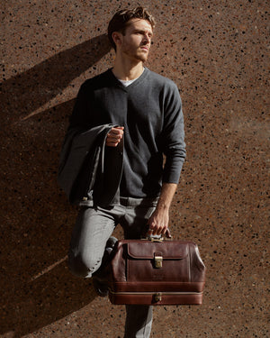 Hippocrates Espresso - Leather Doctor Bag