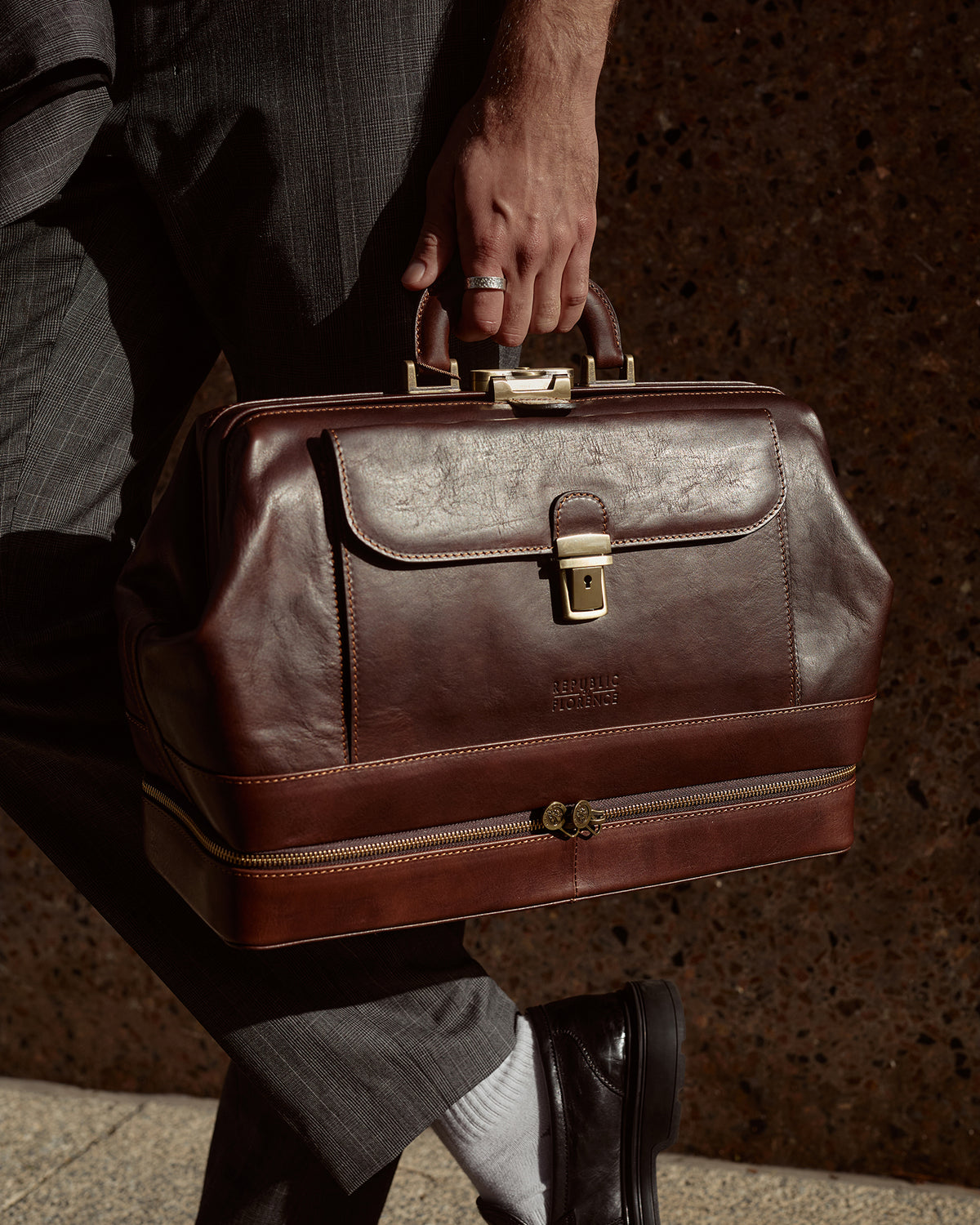 Hippocrates Espresso - Leather Doctor Bag