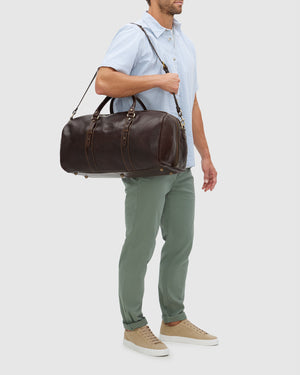 Polo Medium Espresso - Leather Weekender