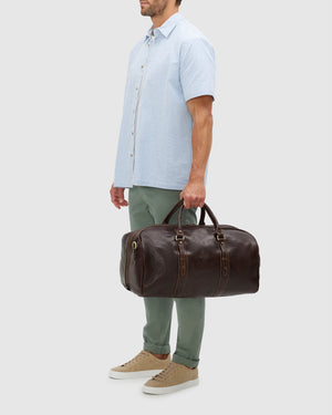 Polo Medium Espresso - Leather Weekender
