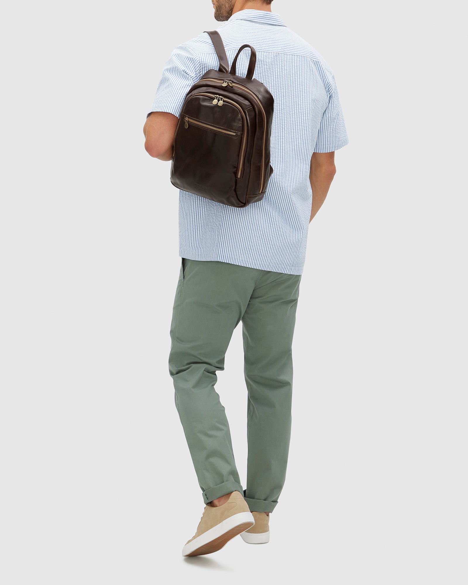 Archy Brown - Leather Backpack 13" laptop