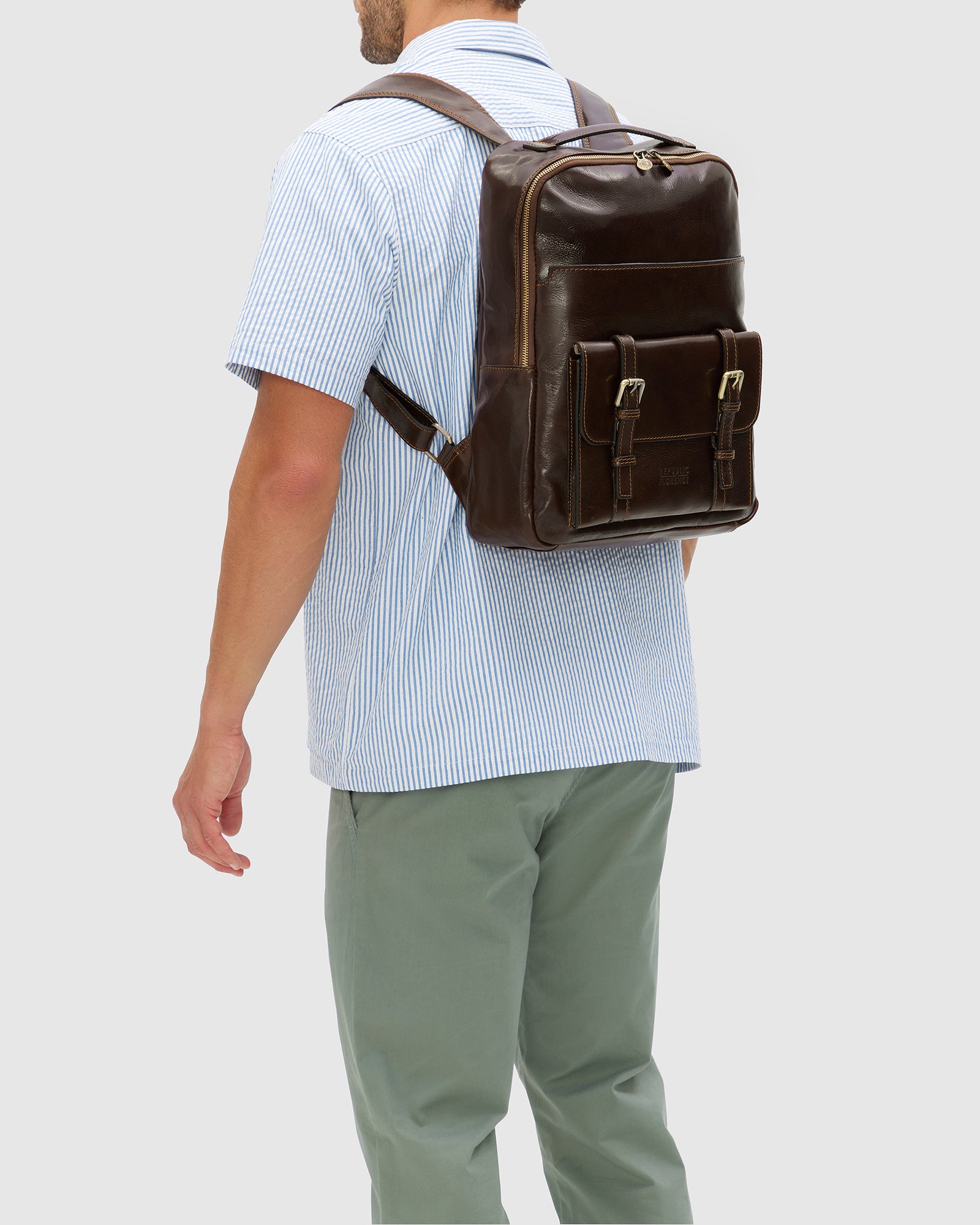 Salvador Brown - Leather Backpack