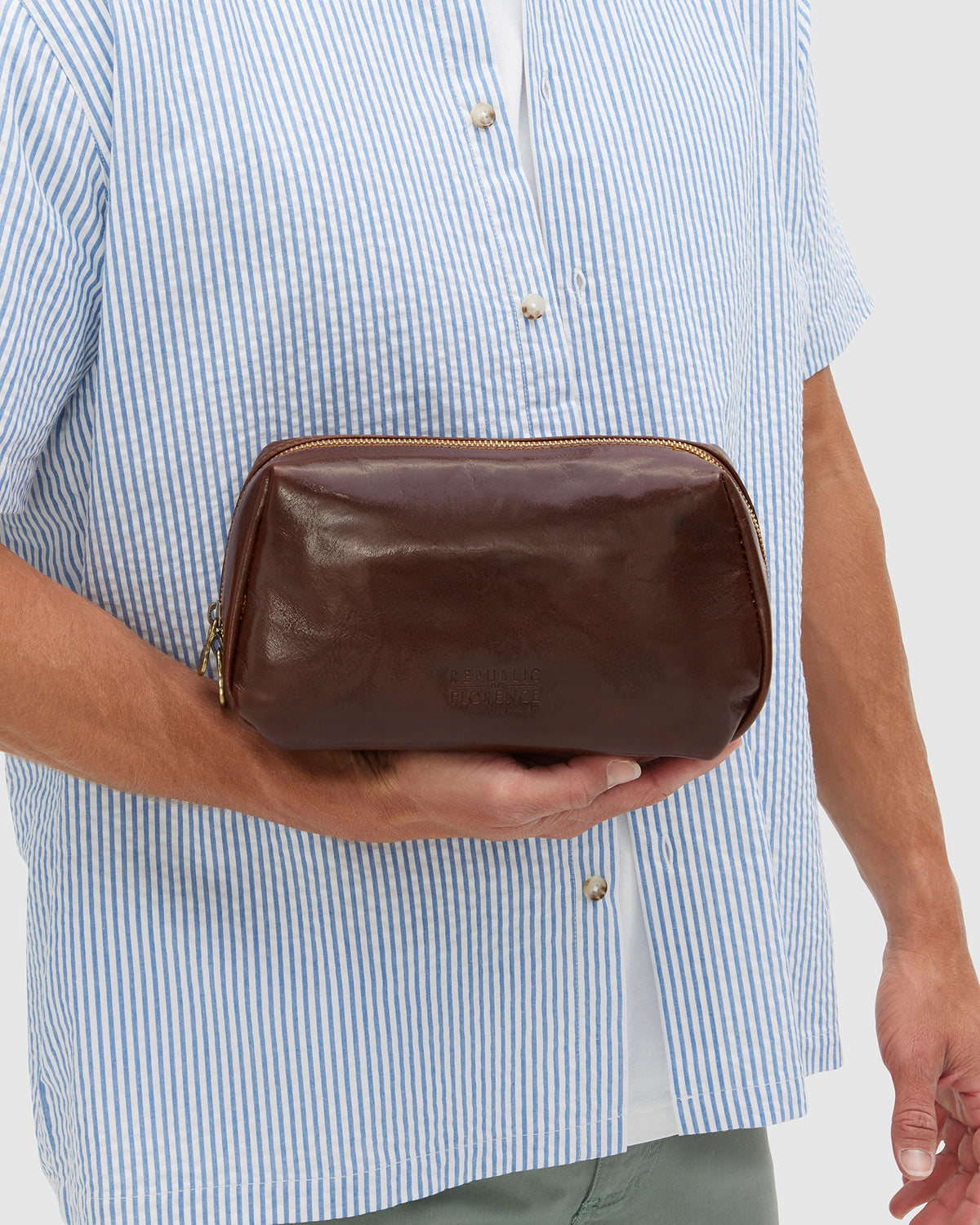 Otto Terra - Leather Toiletry Bag