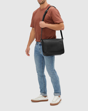 Aurelian Ink - 14" Leather Messenger