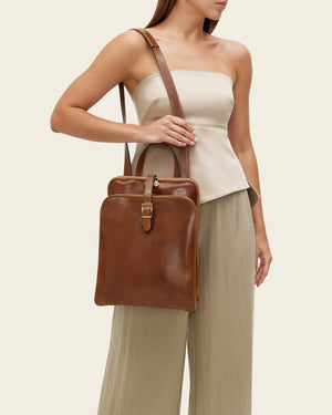 Emma Honey - 3-in-1 Convertible Leather Backpack