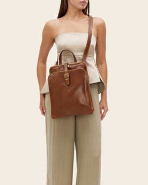 Emma Honey - 3-in-1 Convertible Leather Backpack