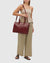 Florence Red - Leather Woman Briefcase