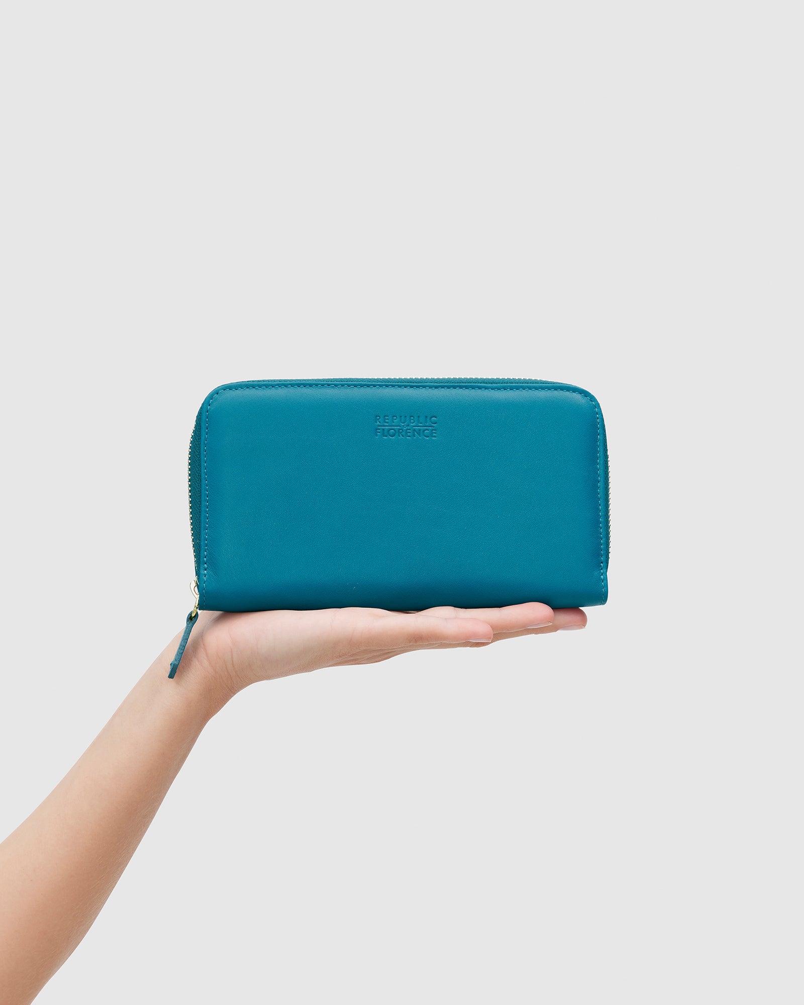 Mimi Turquoise - Women Leather Wallet