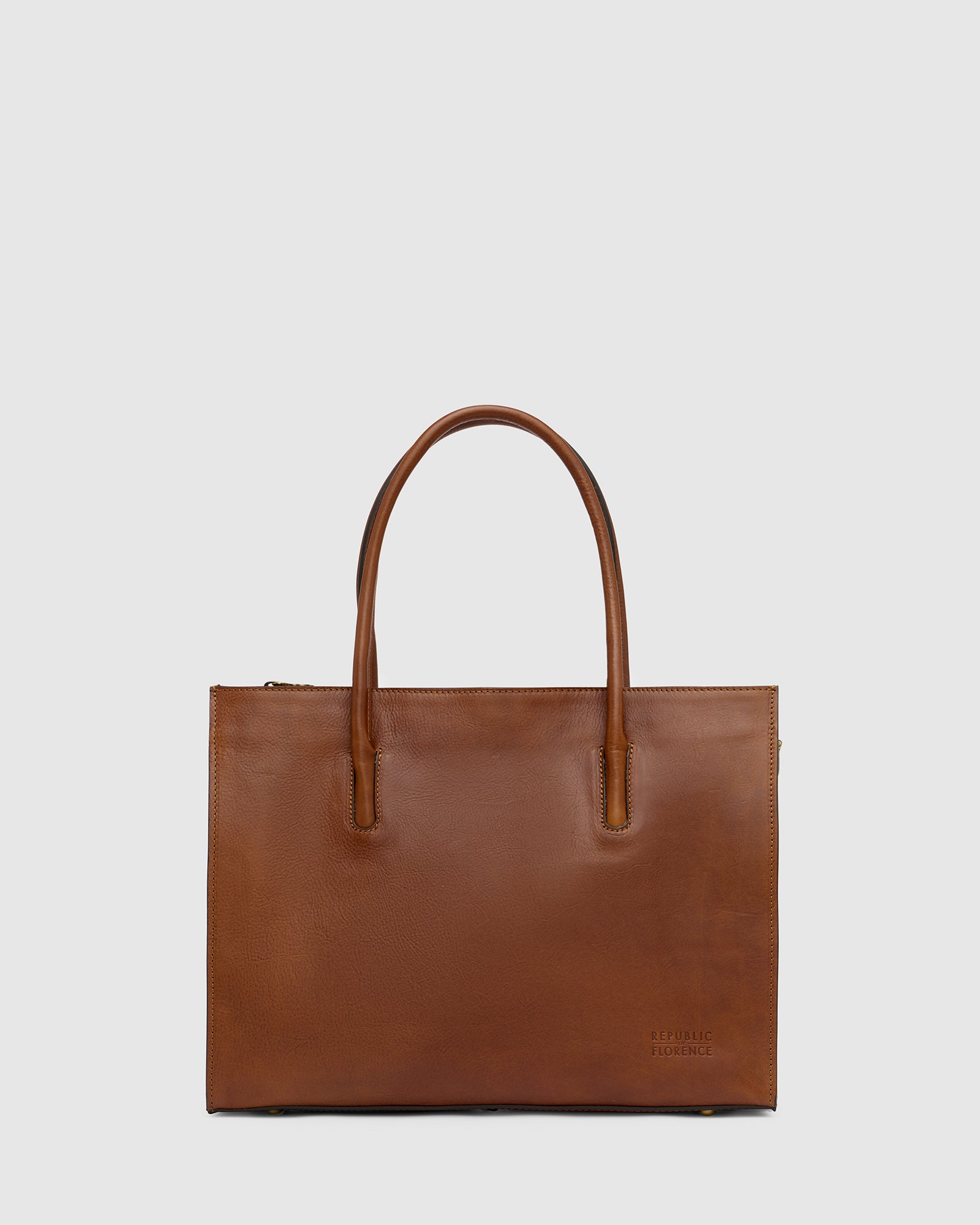 Donatella Matte Tan Tote Bag