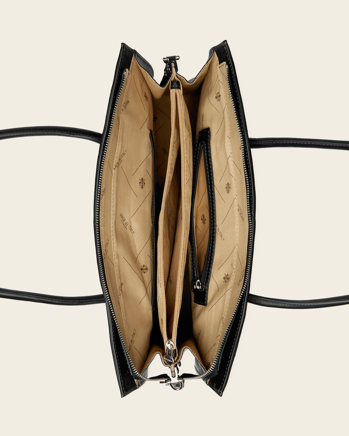 Donatella Matte Black Tote Bag