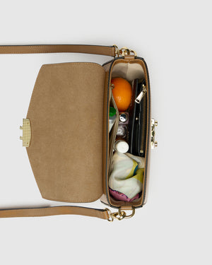 Margot Camel - Crossbody Bag