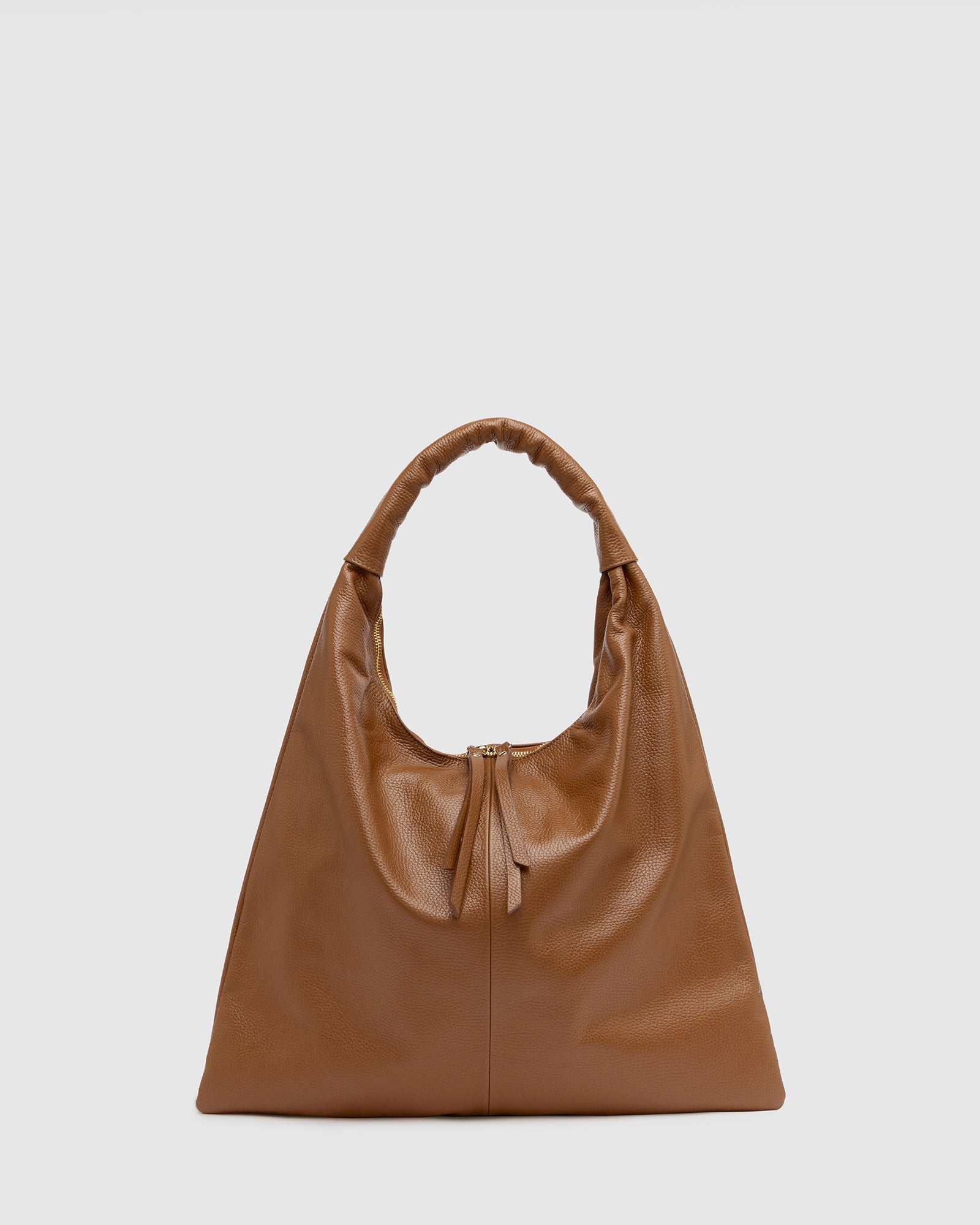 Elizabeth Tan Hobo Leather Bag