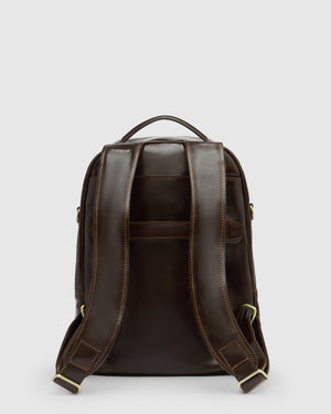 Belfast Espresso - Leather Backpack