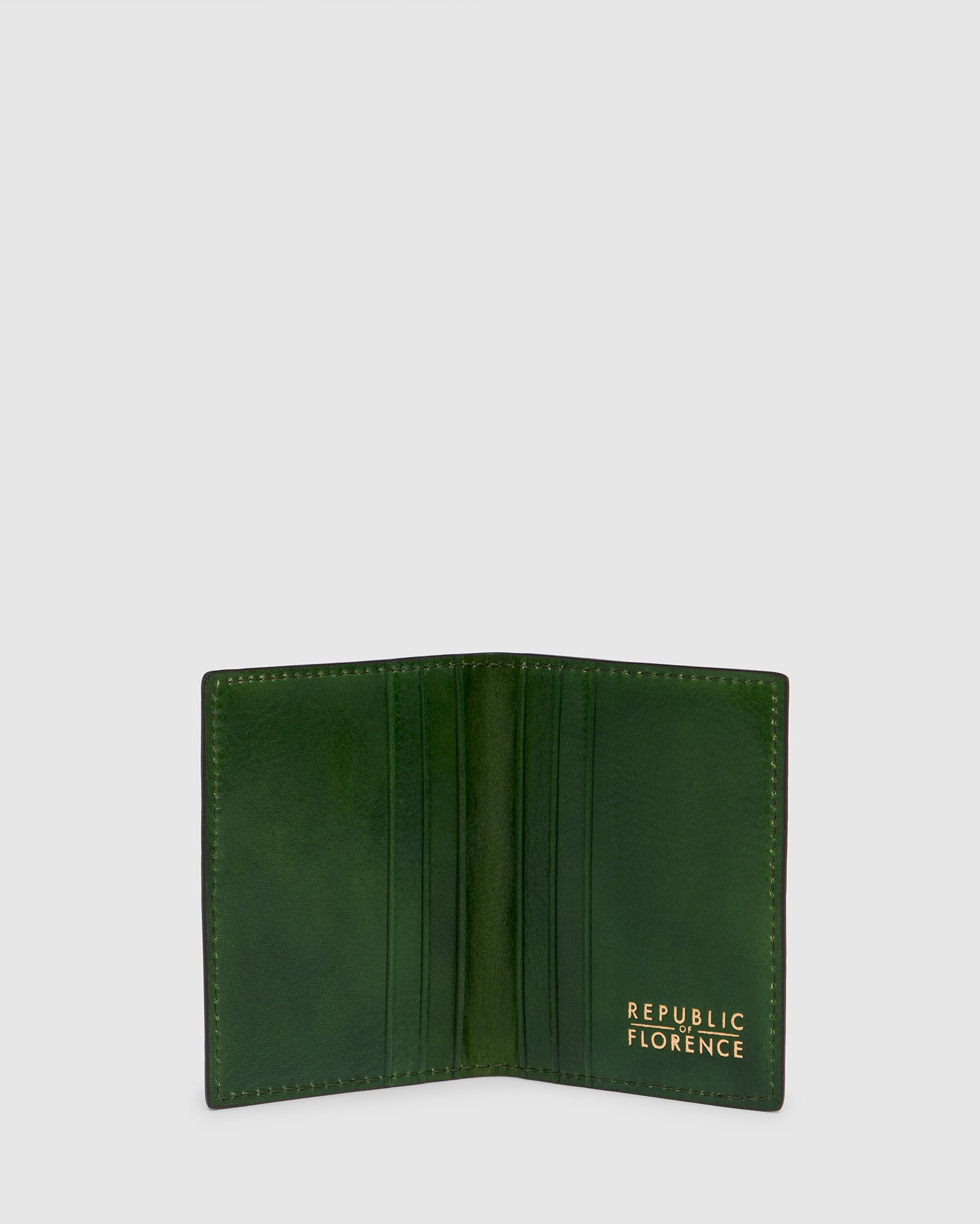 Vertical Forest - Leather Card Holder