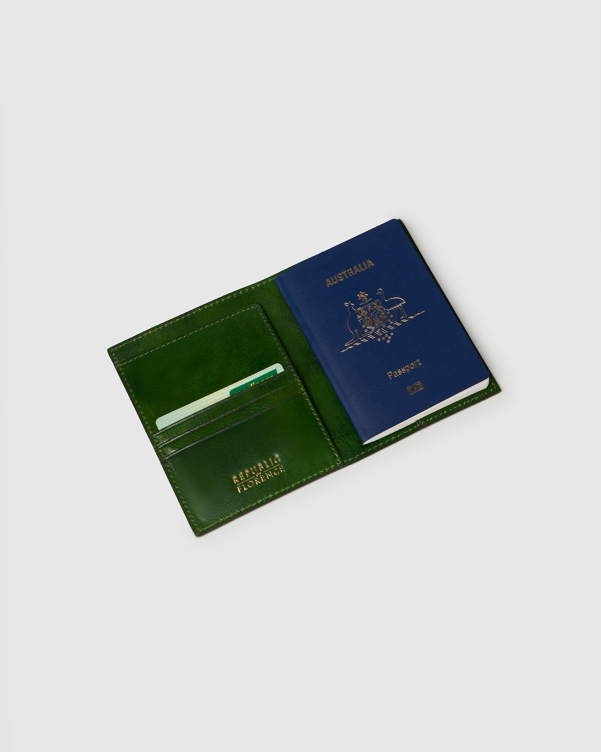 Passport Forest - Leather Passport Cover