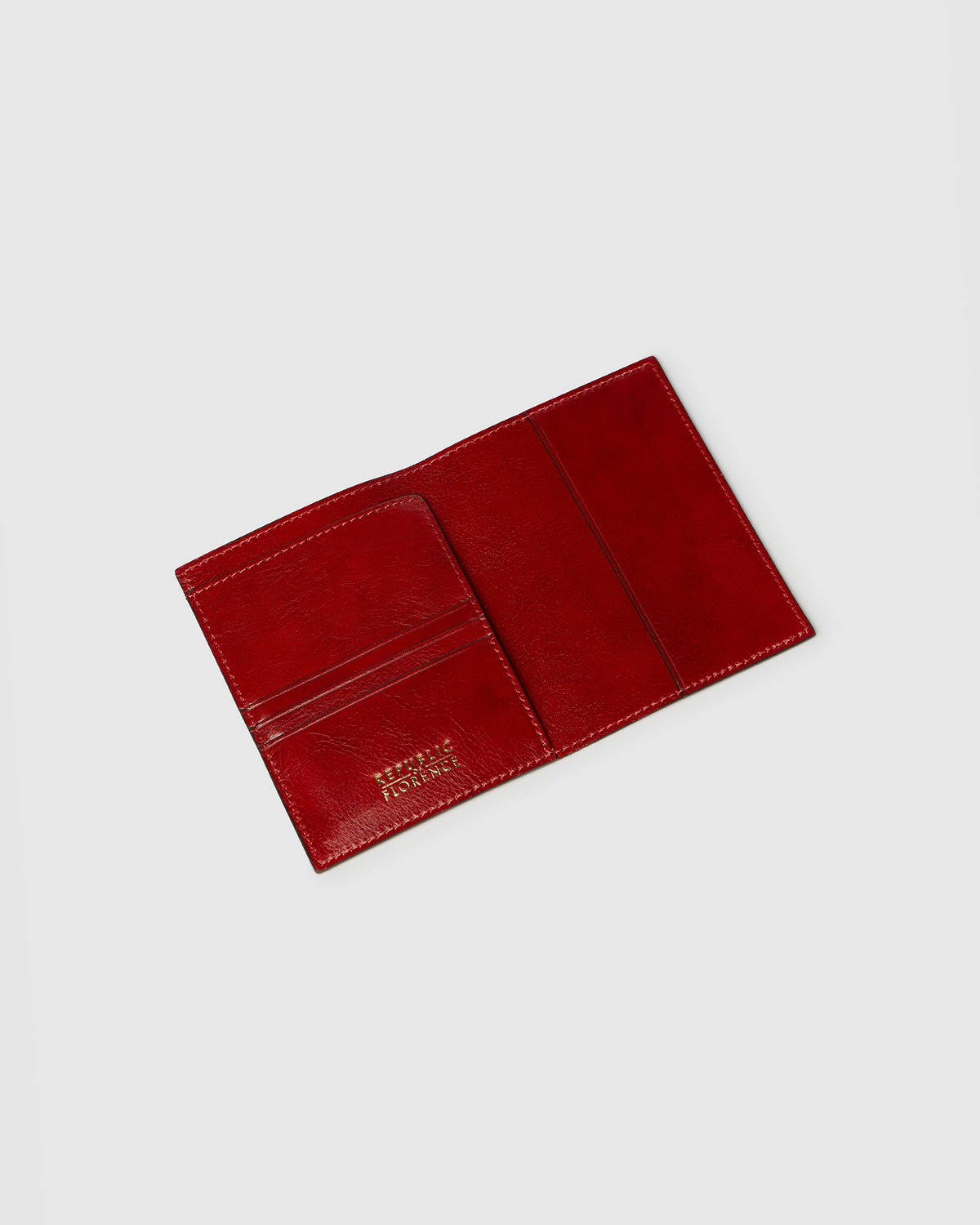 Passport Rosso - Leather Passport Cover
