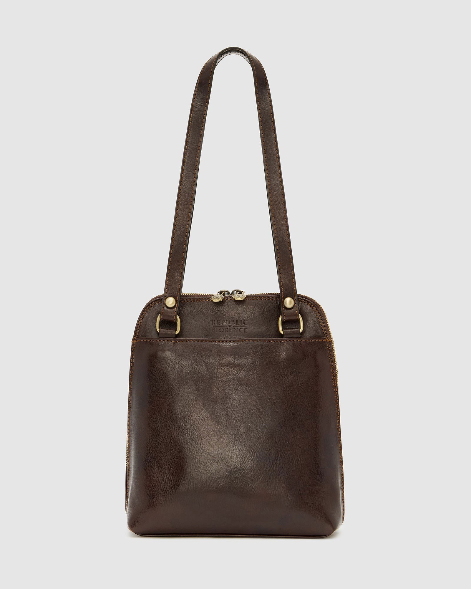 Ruby Brown - Backpack / Shoulder Bag - Republic of Florence