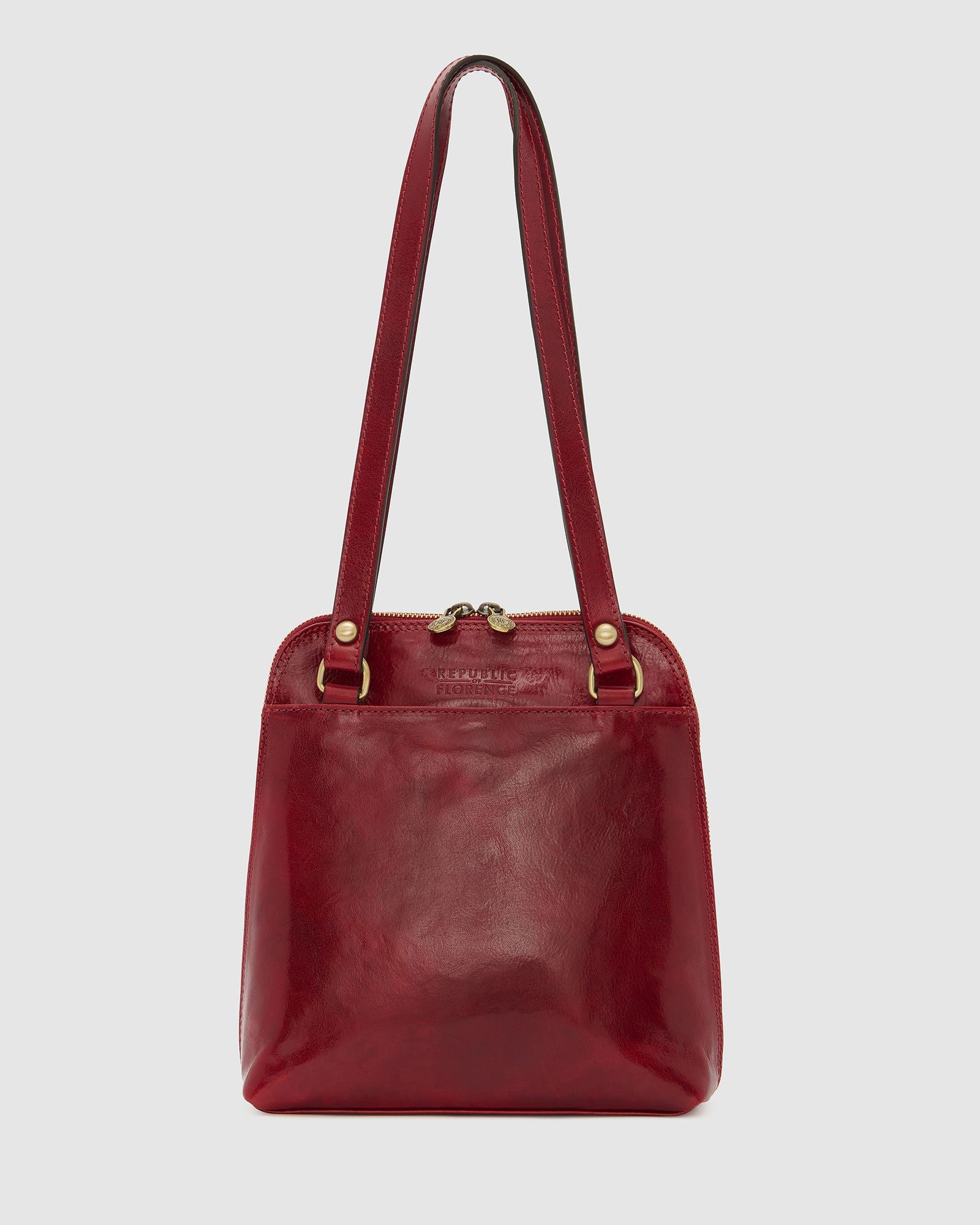 Ruby Red - Backpack / Shoulder Bag - Republic of Florence