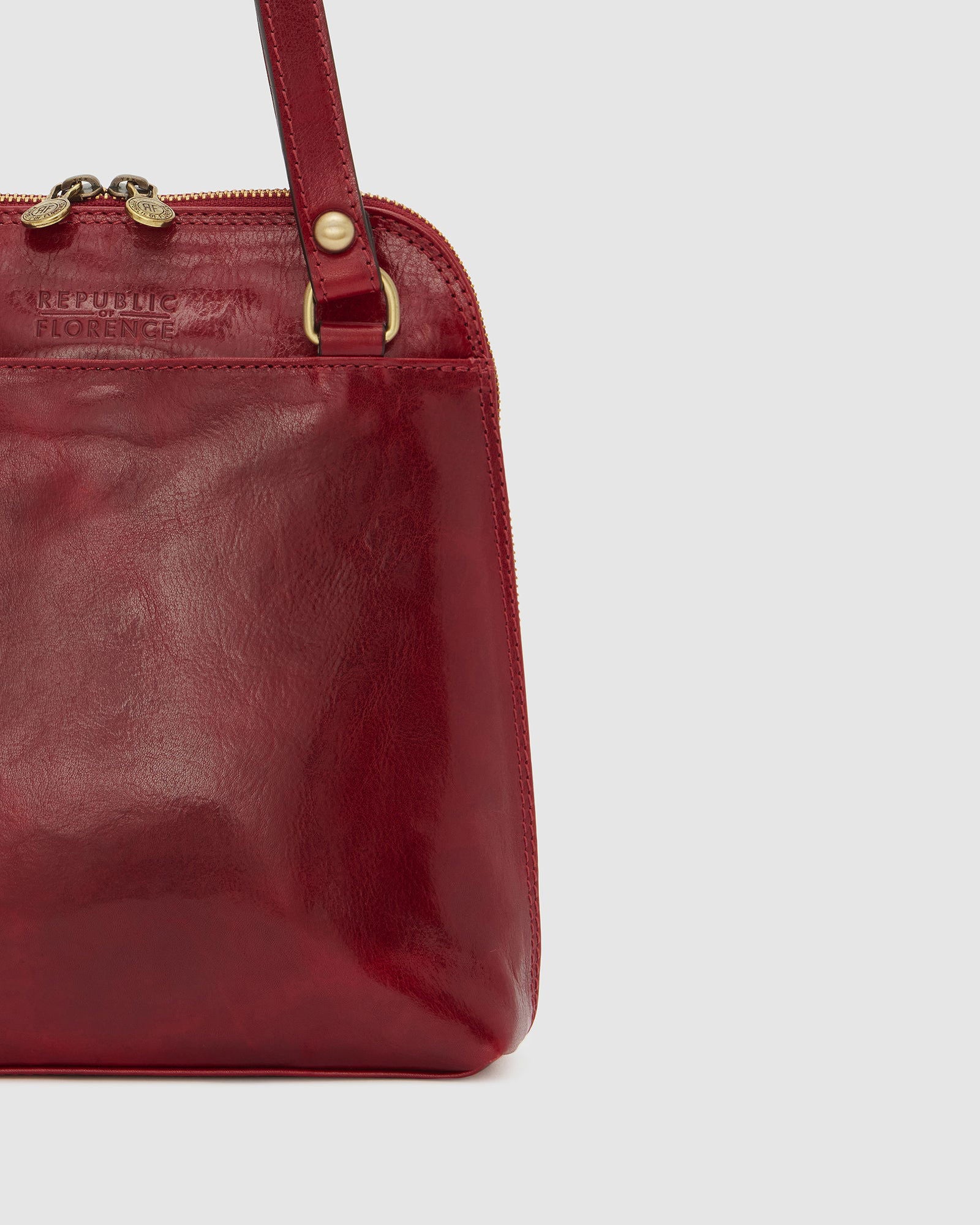 Ruby Red - Backpack / Shoulder Bag - Republic of Florence