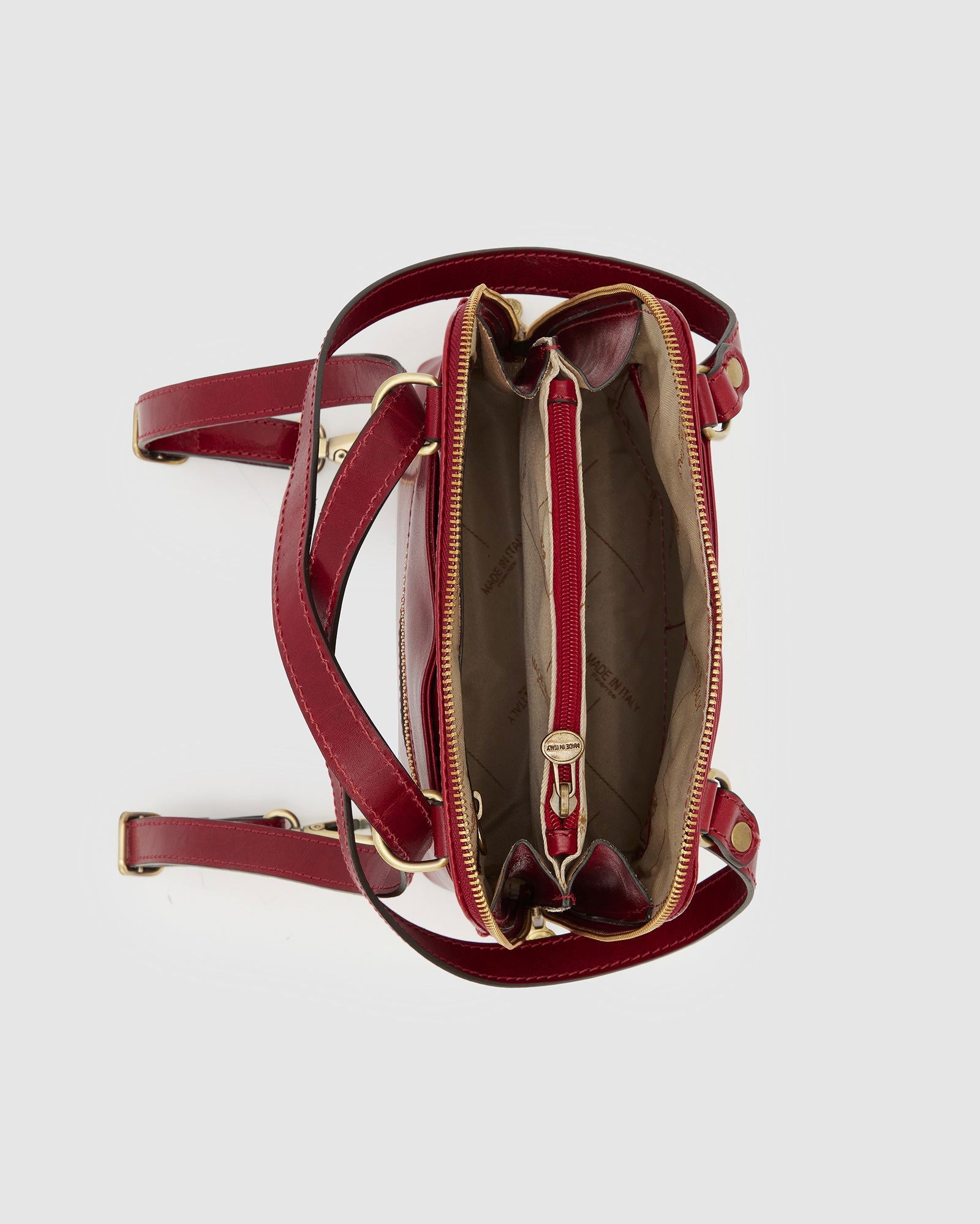 Ruby Red - Backpack / Shoulder Bag - Republic of Florence