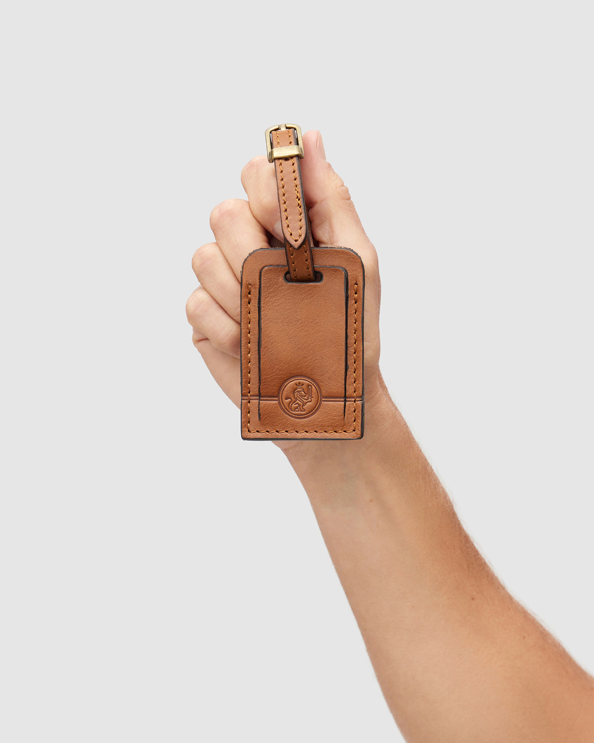 Tag Burned - Leather Travel Tag