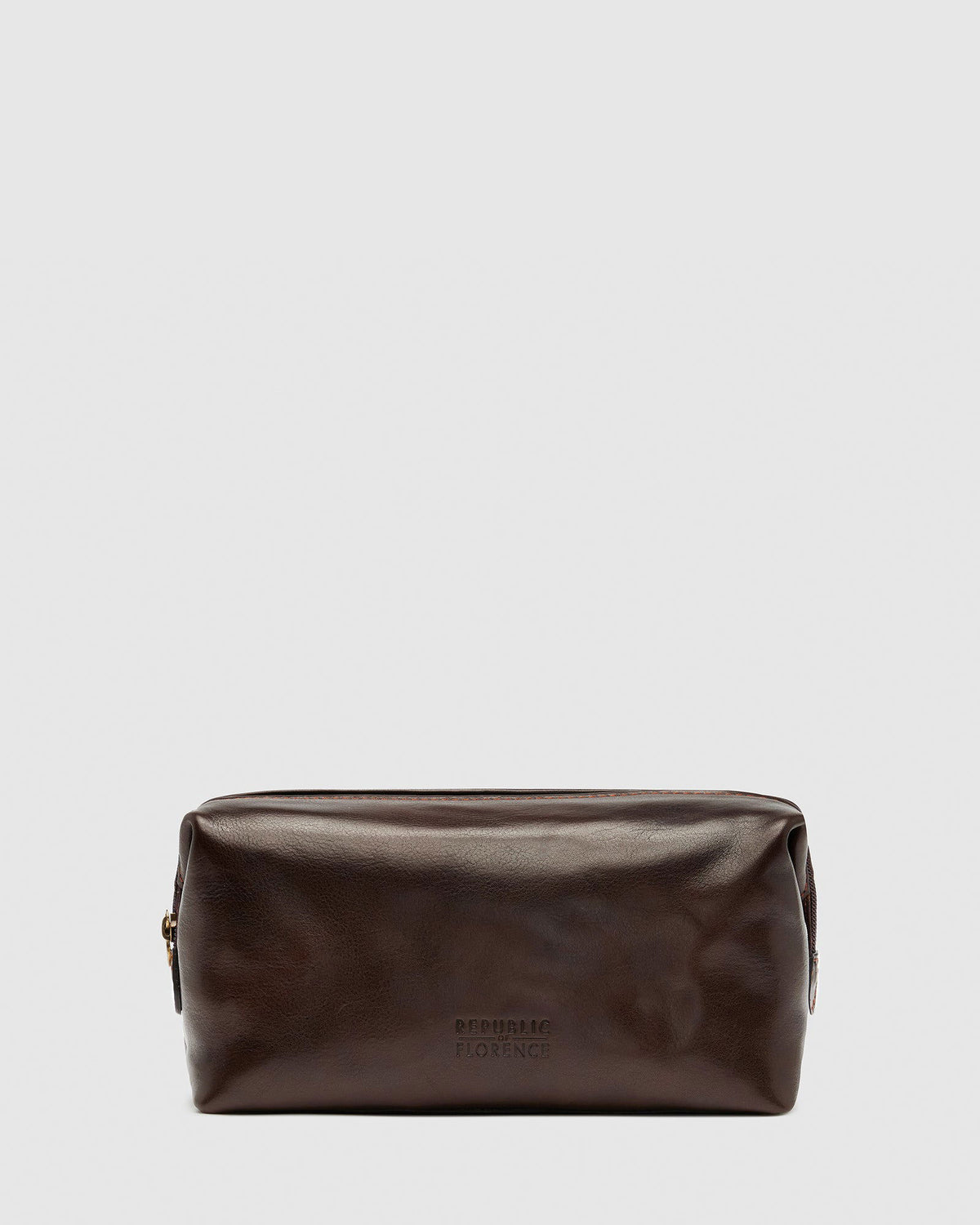 The Grand Dopp Kit Chocolate - toilet bag - Republic of Florence