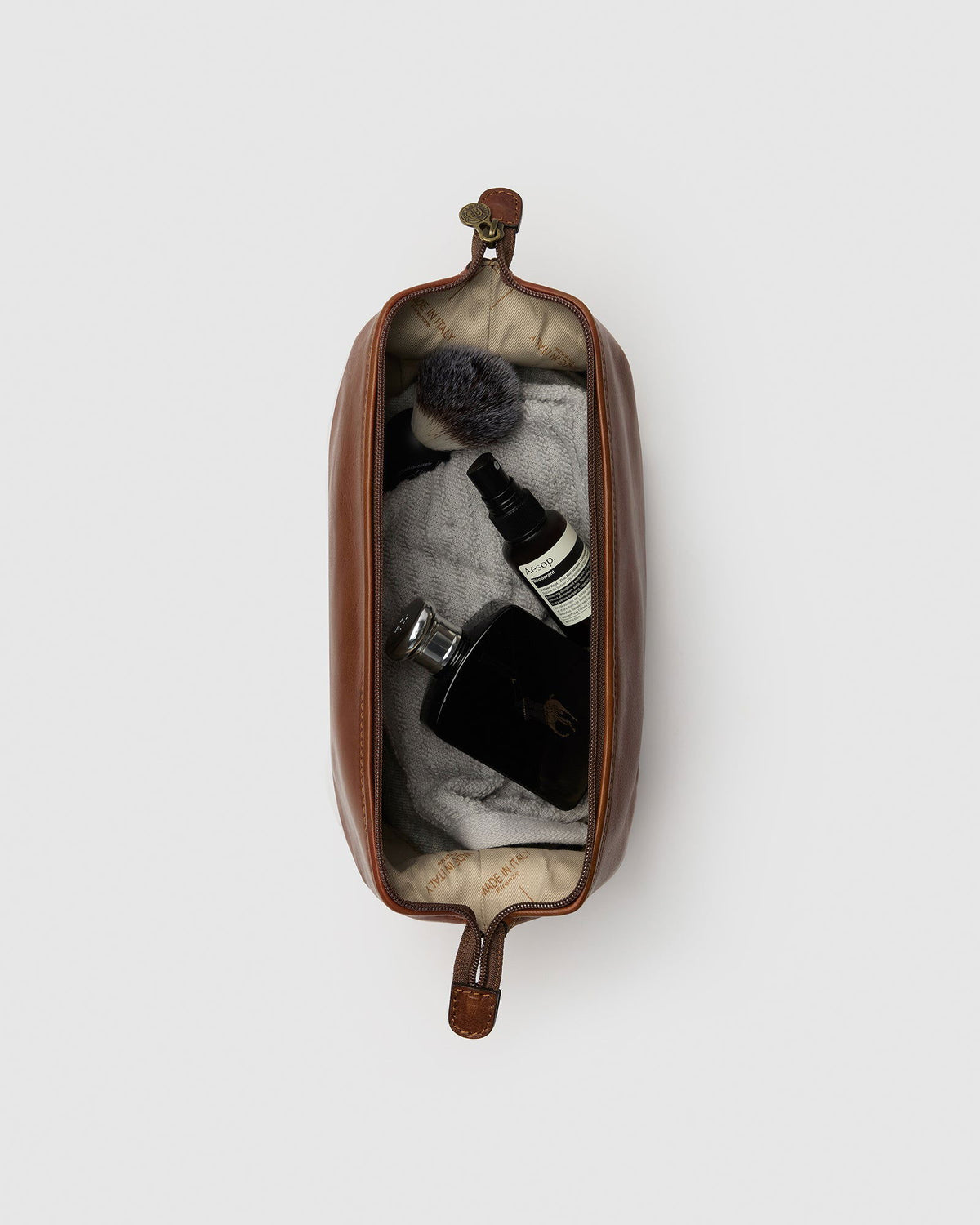 The Grand Dopp Kit Matt Brown - toilet bag - Republic of Florence